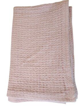 Lila & Jack Pink Waffle Knit Baby‎ Blanket Mauve Dusty Rose Pink Cotton